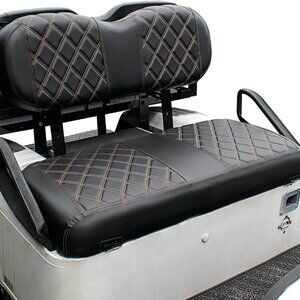 NOKINS Golf Cart Diamond Seat Covers Kit, EZGO Freedom TXT T48 2014 Vinyl (ET2)